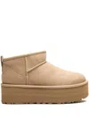Ugg Classic Ultra Mini 1135092-san Platform Boots Women Sand Suede Comfort Ankle