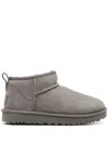 Ugg Soft Grey Calf Suede Ankle Boots In Gray