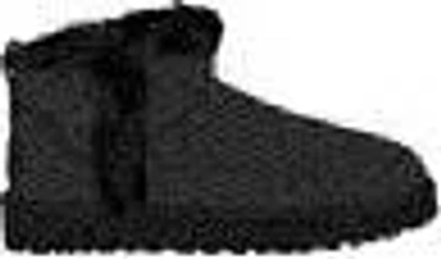 Ugg W Classic Ultra Mini Suede Boots In Black