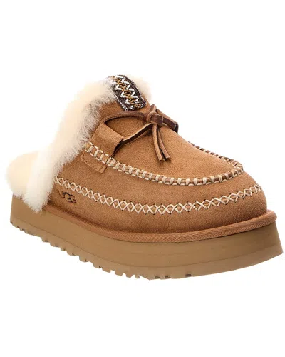 Ugg W Disquette Alpine Suede Mule In Brown
