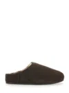 Ugg Elea Brown Mules With Logo Lettering On The Side And Shearling Lining In Suede Woman In Brown