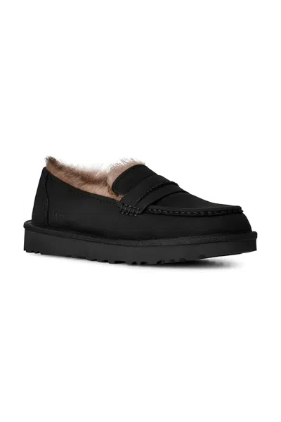 Ugg W Ellis Nubuck Loafer In Black