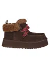 Ugg Funkarra Genuine Shearling Cabin Cuff Bootie In Marrone