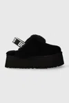 Ugg W Funkette Slipper In Black