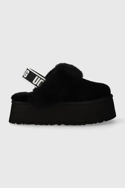Ugg W Funkette Slipper In Black