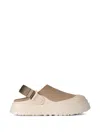 Ugg W Goldenglow Canvas Clog In Neutral