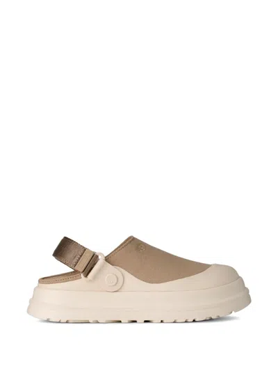 Ugg W Goldenglow Canvas Clog In Neutral