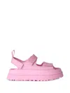 Ugg Sandals Open Toe Platform Sole Pull Tab In Pattern