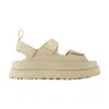 Ugg Goldenglow Platform Sandals In Neutral