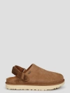 Ugg Goldenstar Suede Clogs In Brown