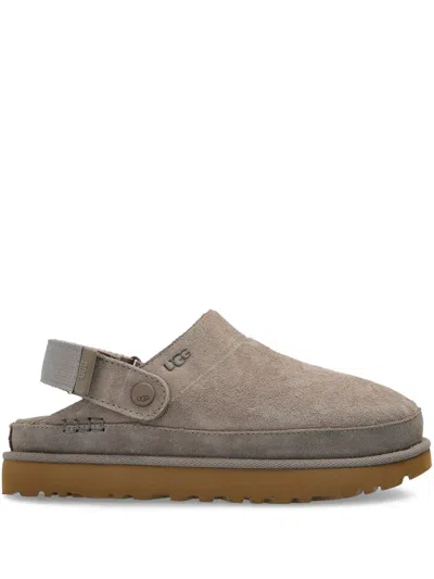 Ugg W Goldenstar Clog Shoes In Gray