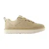 Ugg W Lo Lowmel Sneakers - Leather - Beige In Beige