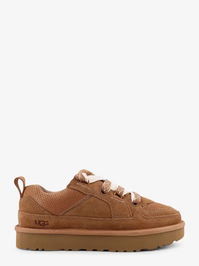 Ugg W Lo Lowmel Suede Sneakers In Brown