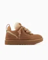 Ugg Padded Collar Sneakers With Durable Heel Strap In Brown