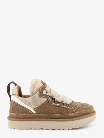 Ugg W Lowmel Suede Sneakers In Brown