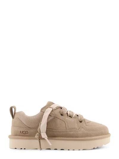 Ugg W Lowmel Suede Sneakers In Brown