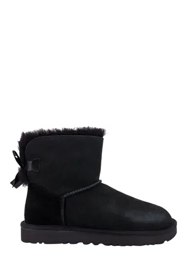 Ugg W Mini Bailey Bow Ii Boots In Black