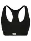 Ugg Missy Logo-underband Sports Bra In Black