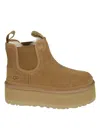 Ugg W Neumel Platform Chelsea In Chestnut