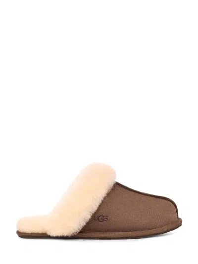 Ugg W Scuffette Ii Slippers In Brown