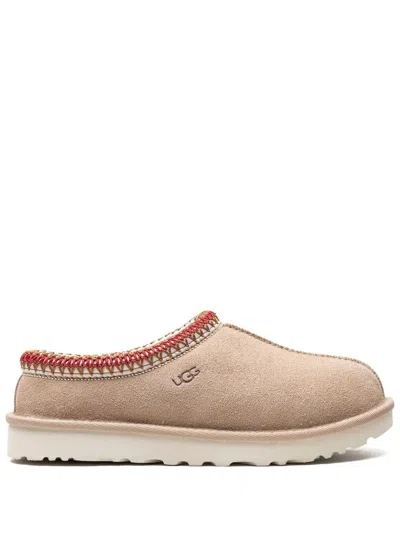 UGG W TASMAN SLIPPERS,5955 SNDD SAND DARK CHERRY
