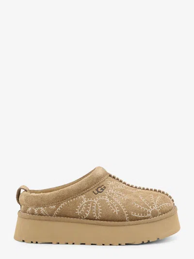 Ugg W Tazz Botanic Suede Slip-on In Beige