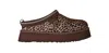 Ugg Tazz Caspian Leopard-print Platform Mules In Brown
