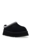 Ugg Tasman Slip-on Shearling Flat Mules In Black