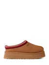 Ugg Tazz Womens Embroidered Slip On Slide Slippers In Brown