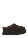 Ugg Tazz Ii Embroidered Shearling Slippers In Brown