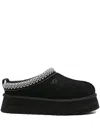 Ugg Tasman Slip-on Shearling Flat Mules In Black