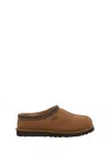 Ugg Water-resistant Nubuck Slip-on Shoes With Sheepskin Lining In Brown