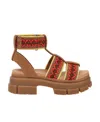 Ugg Ashton Heritage Braid Sandal In Brown