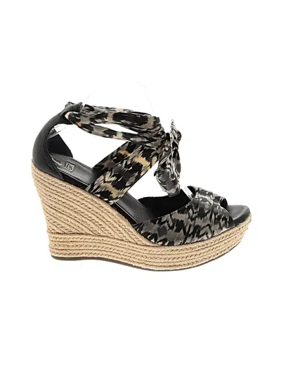 Pre-owned Ugg Wedges In Black
