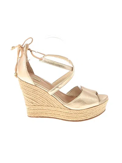 Pre-owned Ugg Wedges In Gold