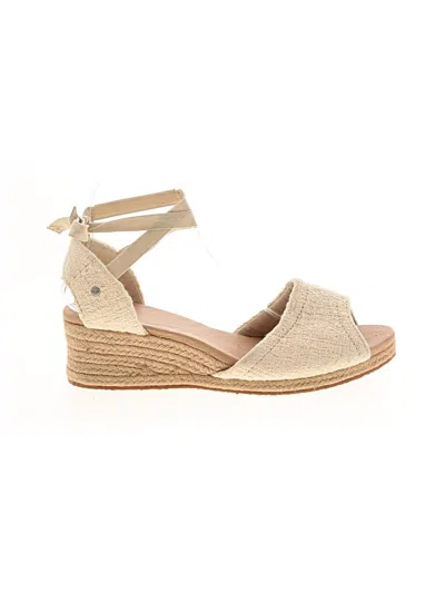 Pre-owned Ugg Wedges In Tan