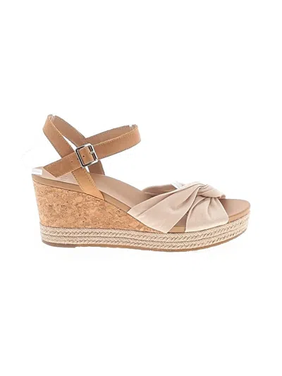 Pre-owned Ugg Wedges In Tan