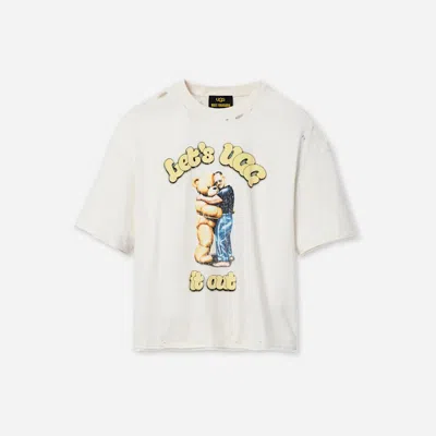 Ugg ® Willy Chavarria Hug It Tee Tops In Cream In White