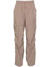 Ugg W Winny Ripstop Tapered Trousers In Brown