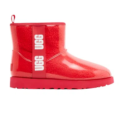 Pre-owned Ugg Wmns Classic Clear Mini 'hibiscus Pink' | Women's Size 5