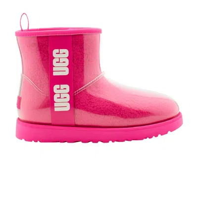 Pre-owned Ugg Wmns Classic Clear Mini 'rock Rose' | Pink | Women's Size 7