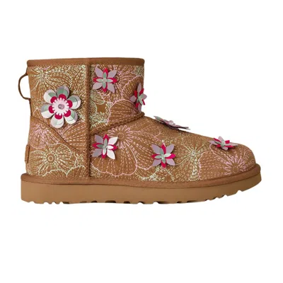 Pre-owned Ugg Wmns Classic Mini Meadow 'chestnut' | Tan | Women's Size 6 In Brown