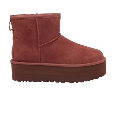 Pre-owned Ugg Wmns Classic Mini Platform Boot 'red Jasper' End. Exclusive | Women's Size 5