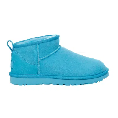 Pre-owned Ugg Wmns Classic Ultra Mini Boot 'splash' | Blue | Women's Size 9