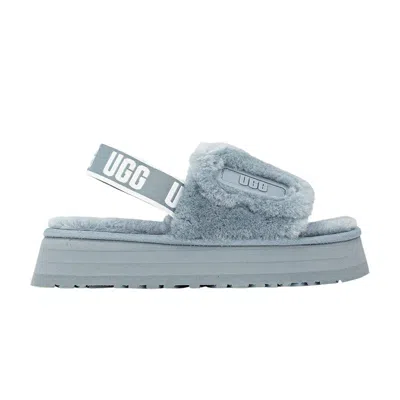 Pre-owned Ugg Wmns Disco Slide Sandal 'ash Fog Grey' | Women's Size 9 In Gray