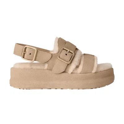 Pre-owned Ugg Wmns Enwrap Sandal 'mustard Seed' | Tan | Women's Size 7