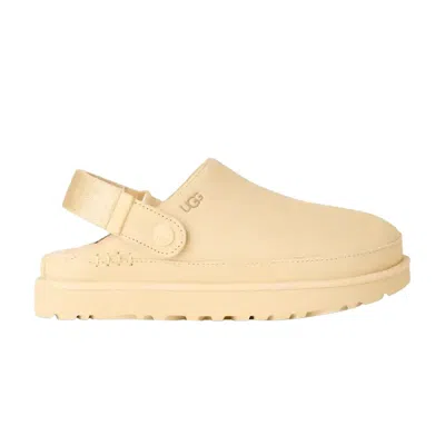 Pre-owned Ugg Wmns Goldenstar Clog 'pale Buttecup' | Cream | Women's Size 7.5 In White