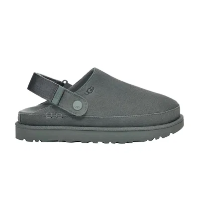 Pre-owned Ugg Wmns Goldenstar Clog 'rainstorm' | Grey | Women's Size 5 In Gray