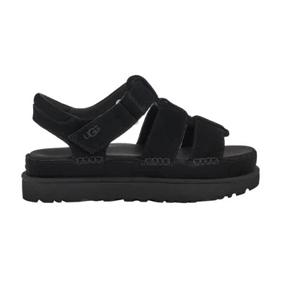 Pre-owned Ugg Wmns Goldenstar Strap Platform Sandal 'black' | Women's Size 7