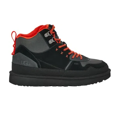 Pre-owned Ugg Wmns Highland Hi Heritage 'black'